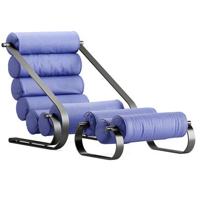 现代个性绒布单人沙发-D1